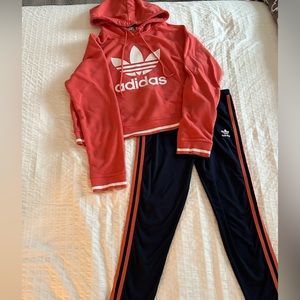 Adidas Leggings & Hoodie both Size-S